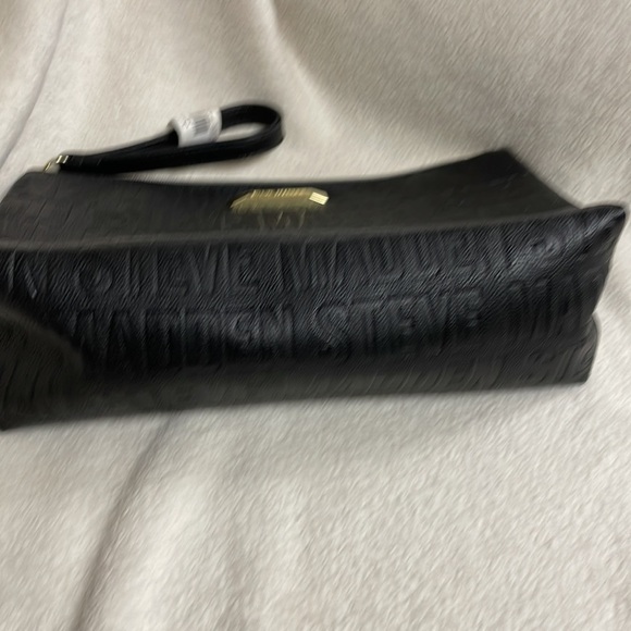 Steve Madden Black Logo Clutch, NWT - Picture 5 of 9